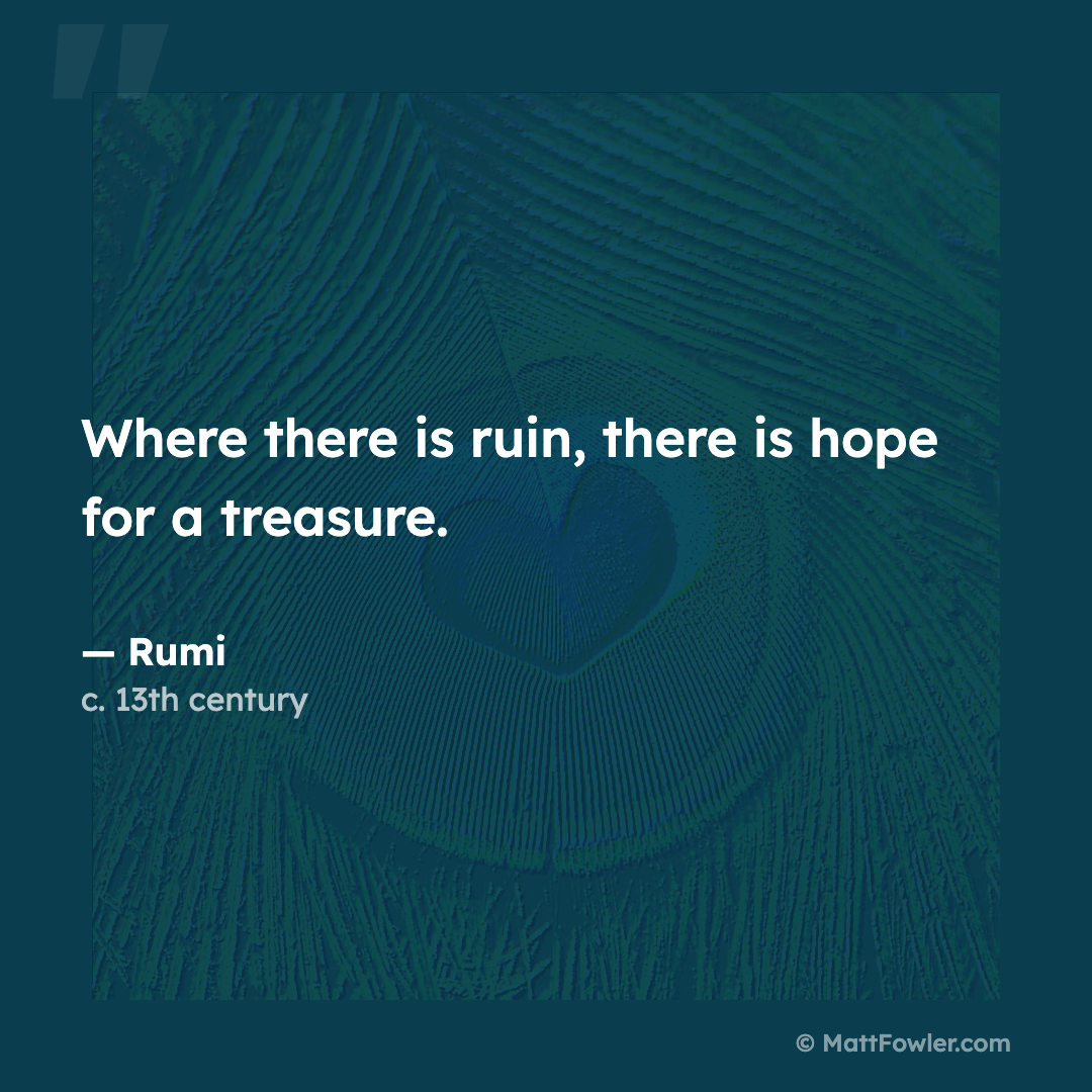 Treasure in the Ruins: Rumi